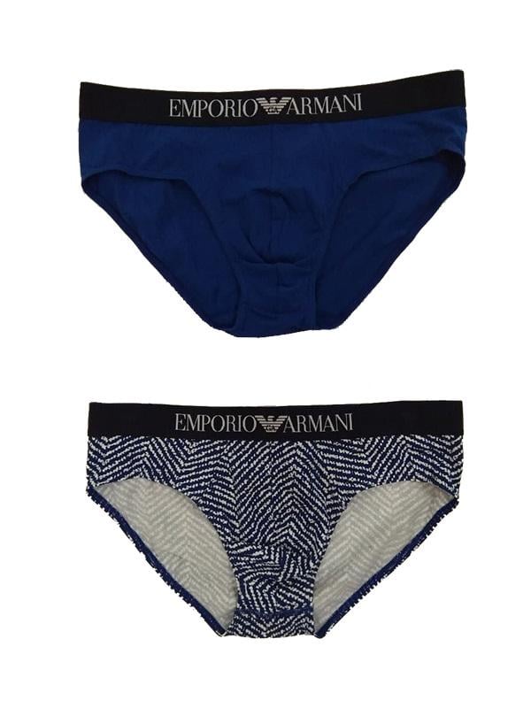 Трусы слипы мужские Emporio Armani 2 шт. XL Синий (1P504-111733син) Трусы слипы мужские Emporio Armani 2 шт. XL Синий (1P504-111733син)