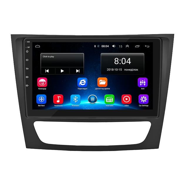 Автомагнитола штатная CYCLONE для Mercedes E-Class с усилителем D2B W211 2002-2009 г. C9 CPL Universal 2/32GB