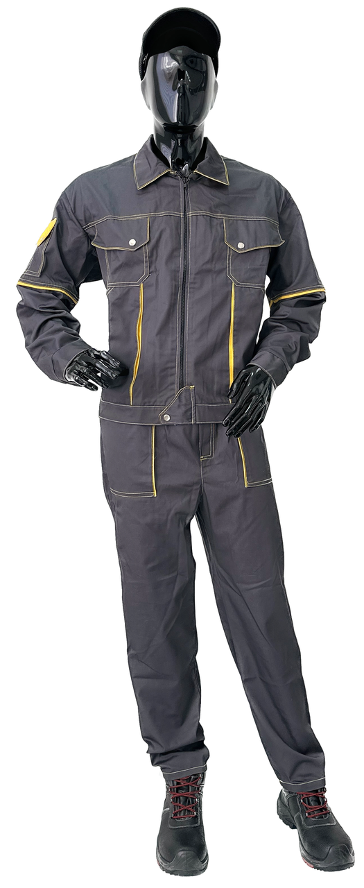 Костюм рабочий: куртка и брюки ИТР Саржа 03654 р. 52-54 Серый (3-4)
