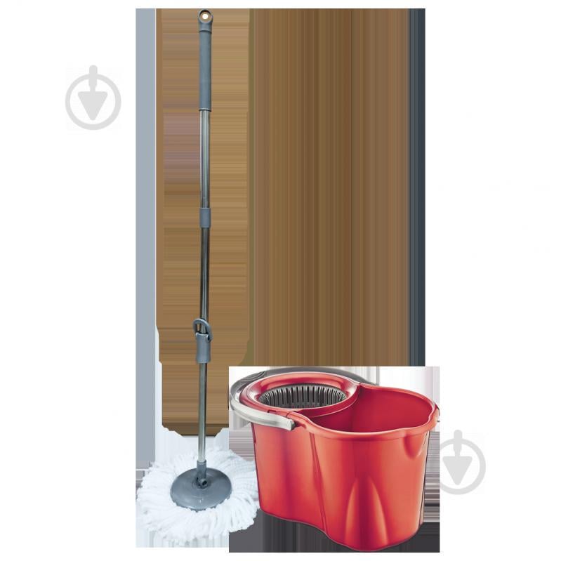Набір для прибирання PLANET SPIN MOP CLASSIC 19л Червоний