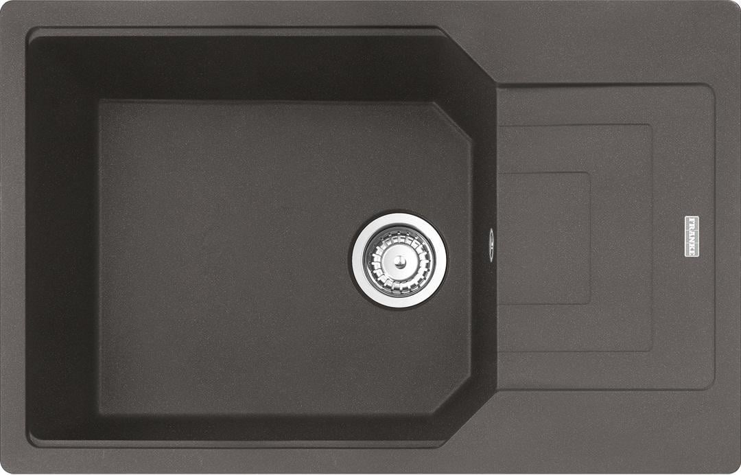 Мойка для кухни гранитная Franke Urban UBG 611-78 XL 114.0716.706 врезная оборотная с пластиковым коландером Серый сланец (17664408)