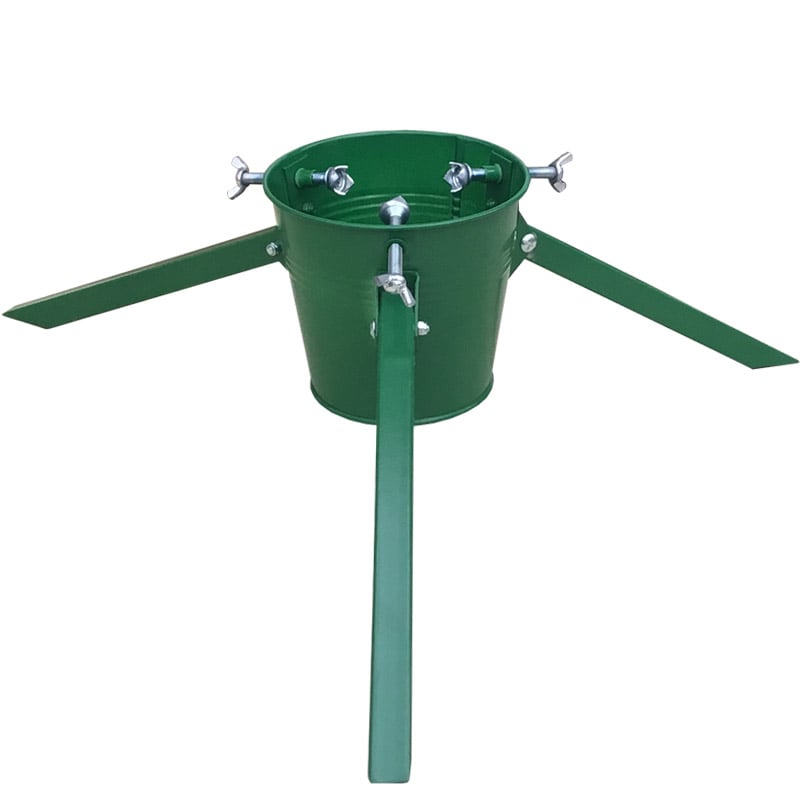 Підставка під ялинку відро металева складна «СПДЕ-3» Зелений - фото 4 Підставка під ялинку відро металева складна «СПДЕ-3» Зелений - фото 4