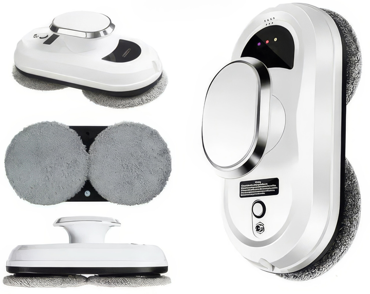 Аккумуляторный робот для мытья окон с пультом управления Белый - фото 10 Аккумуляторный робот для мытья окон с пультом управления Белый - фото 10