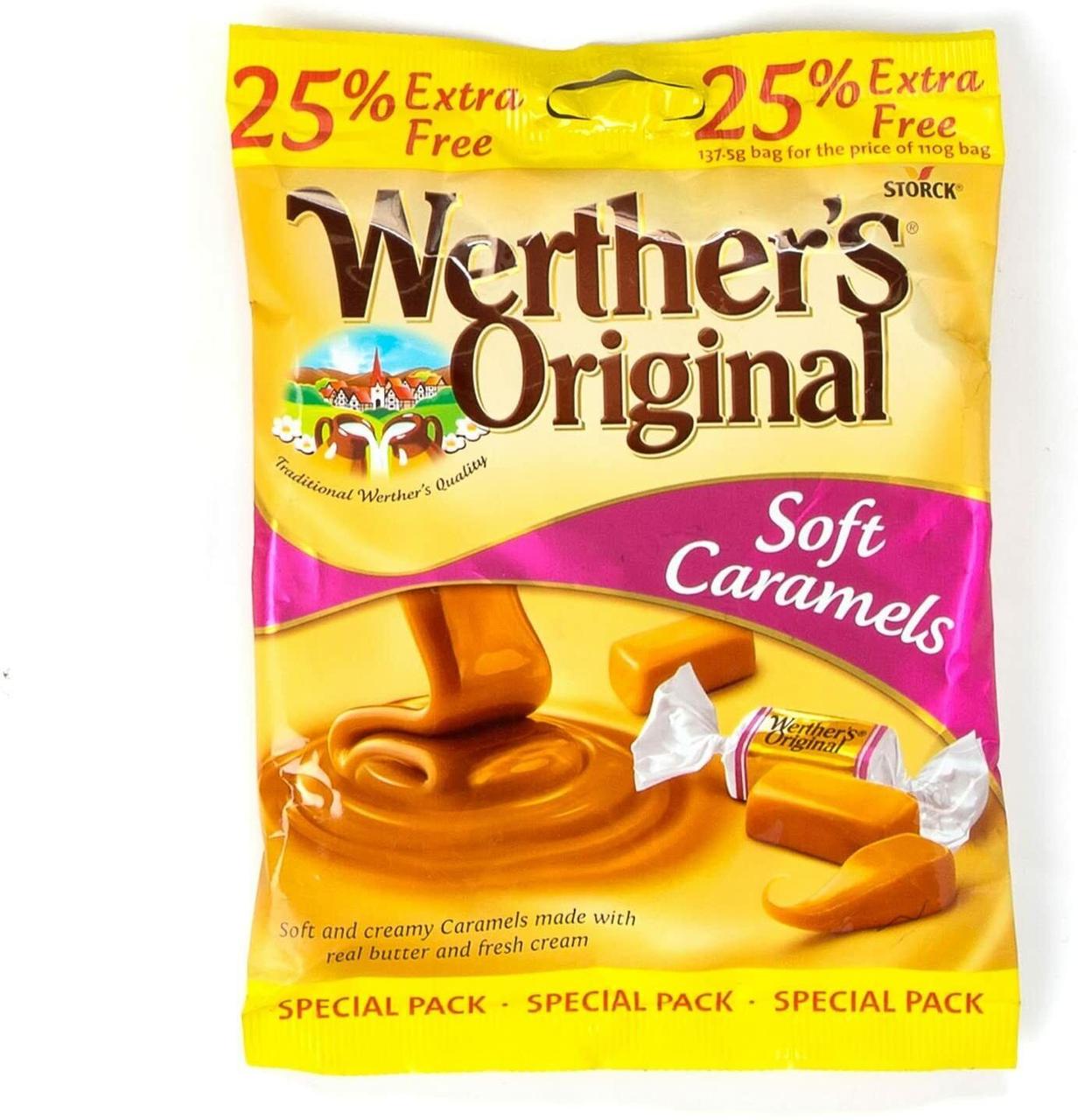 Цукерки Werthers Original Soft Caramel Candy 137.5 г (1845681171)