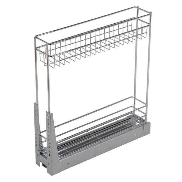 Карго с нижним креплением 2 полки 150 мм Хром (78764)