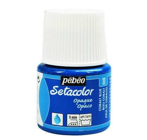Краска по ткани акриловая Pebeo Setacolor Opaque Кобальт 45 мл Синий (P-295-011) Краска по ткани акриловая Pebeo Setacolor Opaque Кобальт 45 мл Синий (P-295-011)
