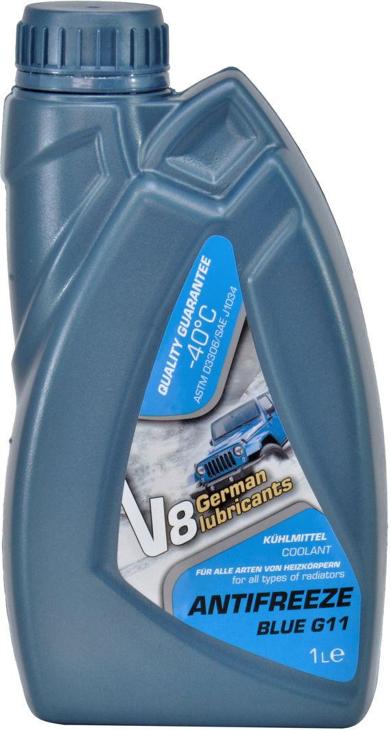 Антифриз V8 G11 від -40 до +110 1 л Blue (0100066)