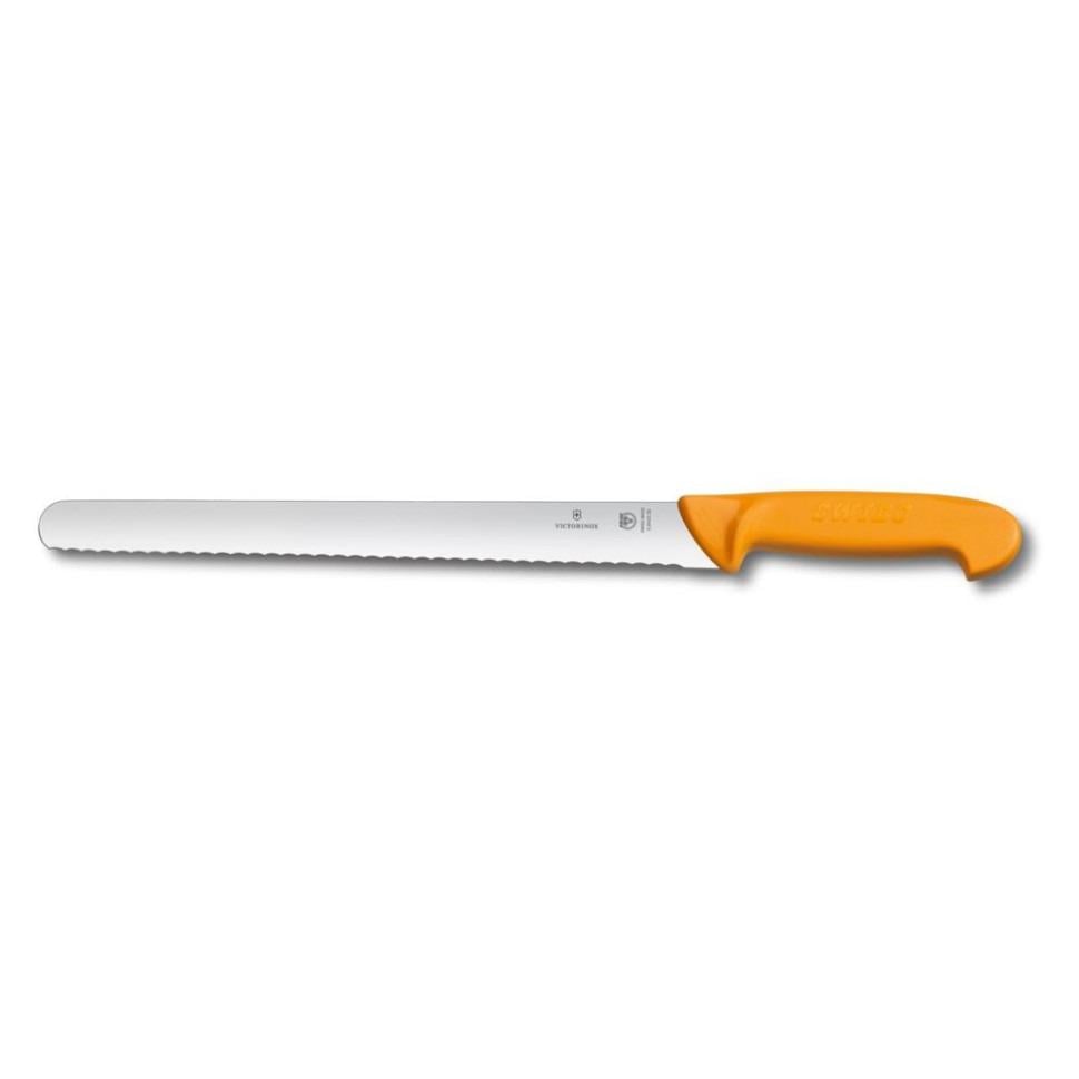 Кухонный нож для нарезки Victorinox SWIBO Larding 30 см Yellow (Vx58443.30)
