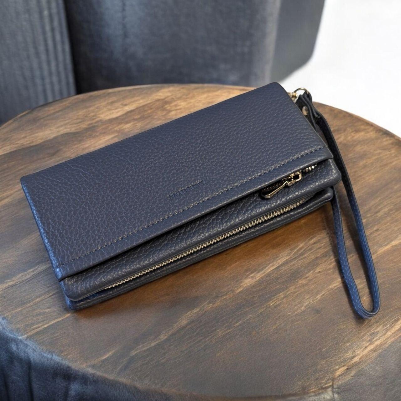 Гаманець жіночий великий м'який на змійці Saralyn 20х10 см Сірий (C-8998) Гаманець жіночий великий м'який на змійці Saralyn 20х10 см Сірий (C-8998)