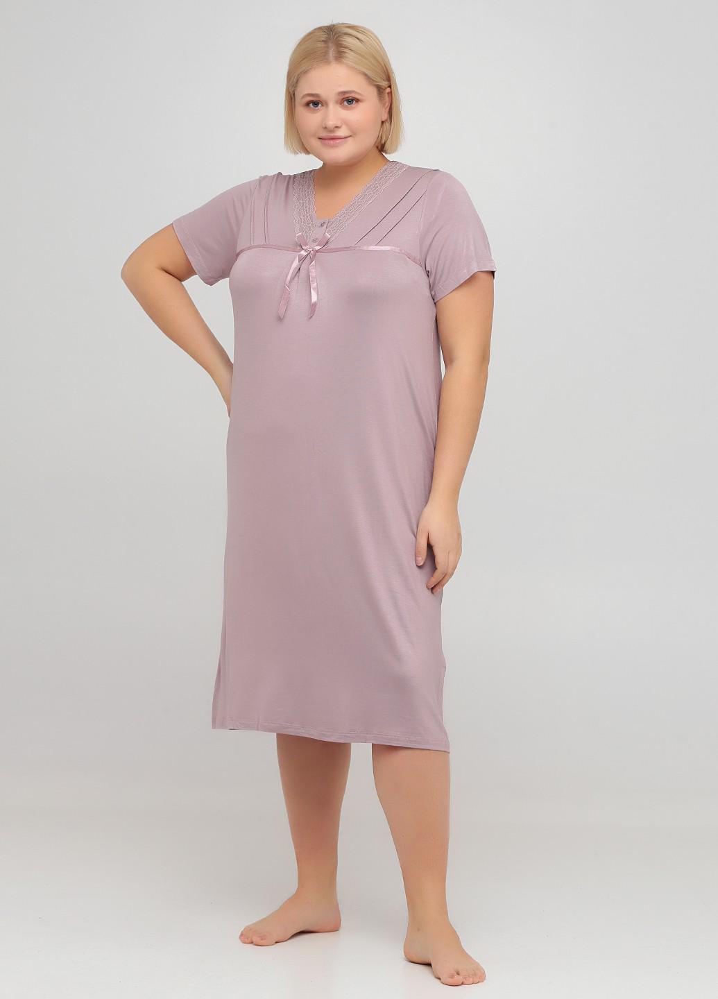 Ночная рубашка женская Cotpark 2XL Сиреневый (13363-25)