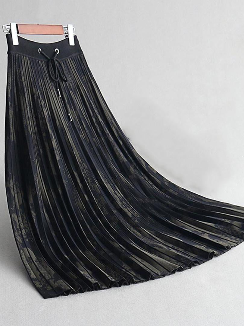 Юбка миди двусторонняя Forza Viva MW-KS-1905C трикотажная р. 46 Зеленый (17852312) - фото 2 Юбка миди двусторонняя Forza Viva MW-KS-1905C трикотажная р. 46 Зеленый (17852312) - фото 2