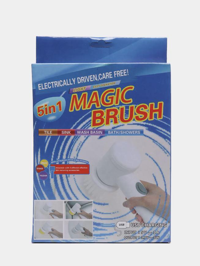 Щітка для прибирання електрична Magic Brush 5в1 USB (20811068) - фото 7