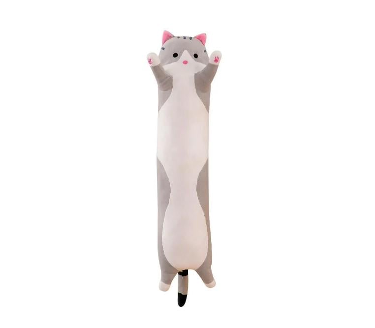 Мягкая игрушка Кот Батон 130 см Серый (000003)