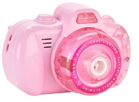 Детский фотоаппарат - генератор мыльных пузырей Bubble Camera Розовый Детский фотоаппарат - генератор мыльных пузырей Bubble Camera Розовый
