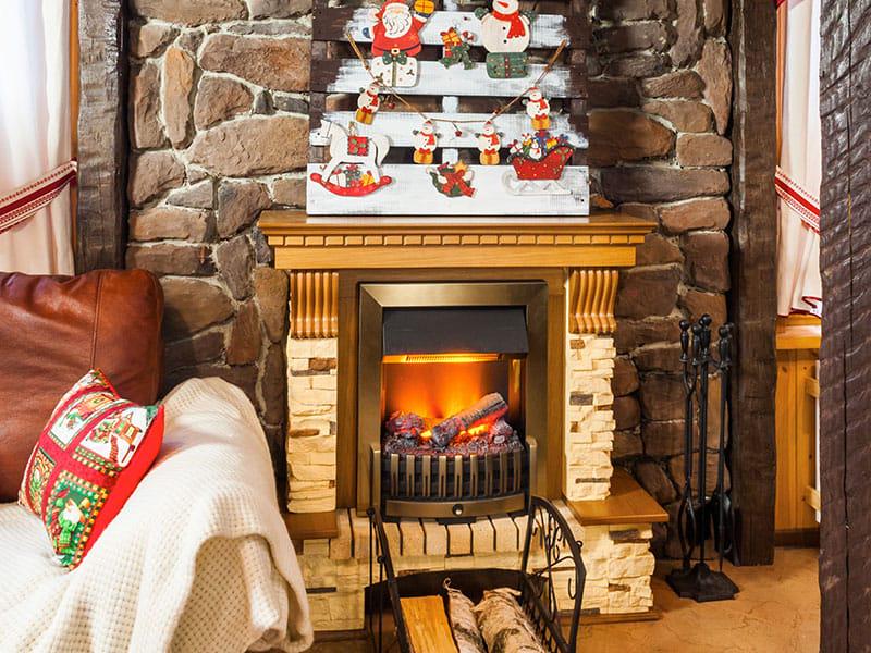 Электрокамин с обогревом Dimplex Danville Brass - фото 3