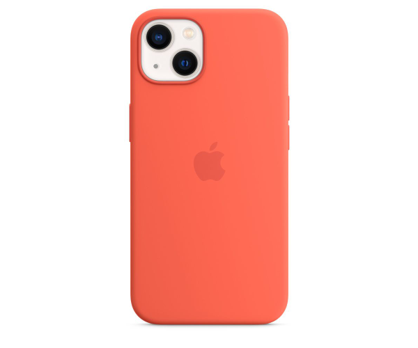 Чохол-накладка Silicone+MagSafe для Apple iPhone 13 10.Nectarine