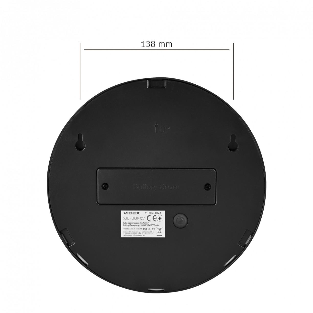 Светильник автономный настенный Videx VL-BHSO-002-S IP54 500Lm 5000K - фото 5