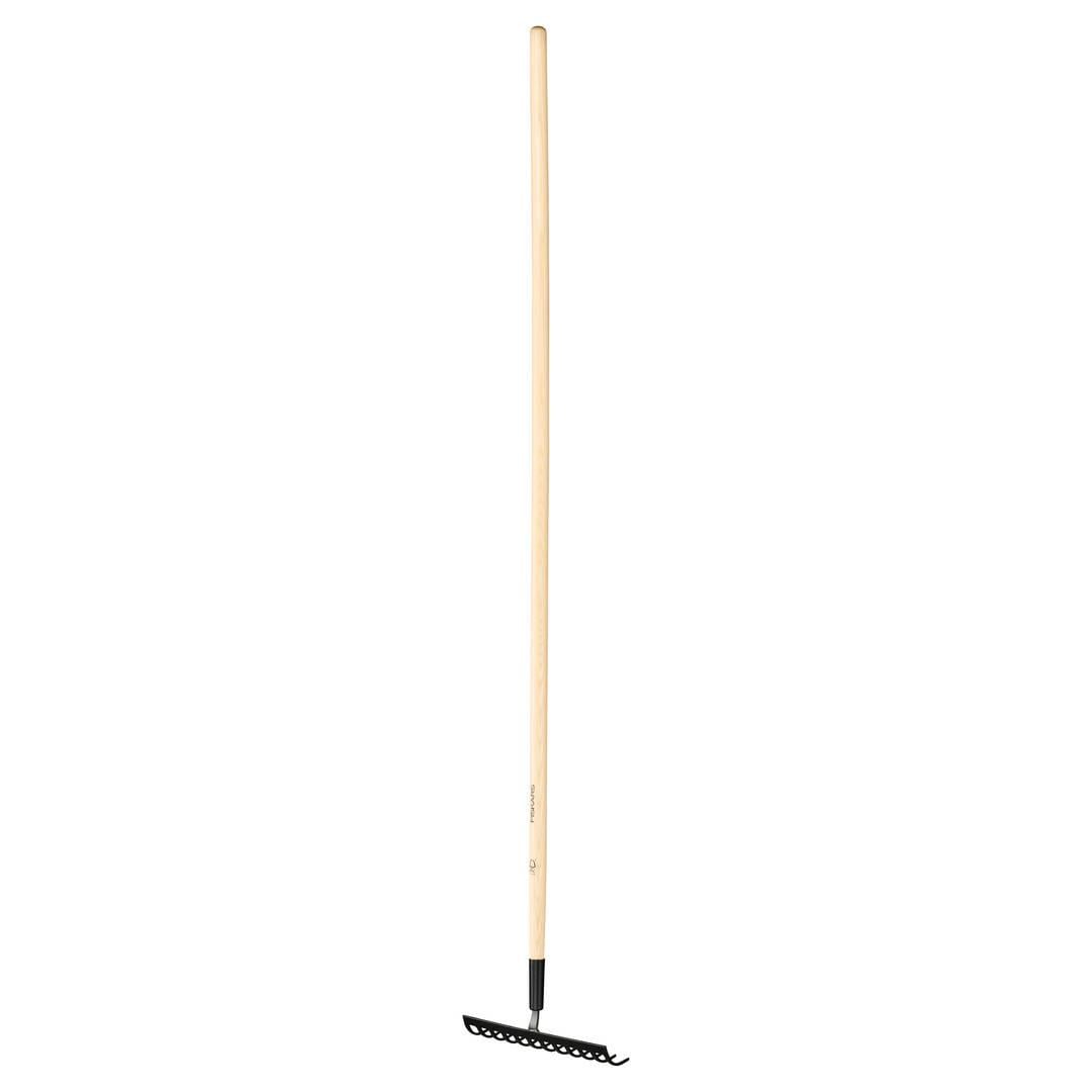 Грабли Fiskars Solid с деревянной ручкой (1014811)