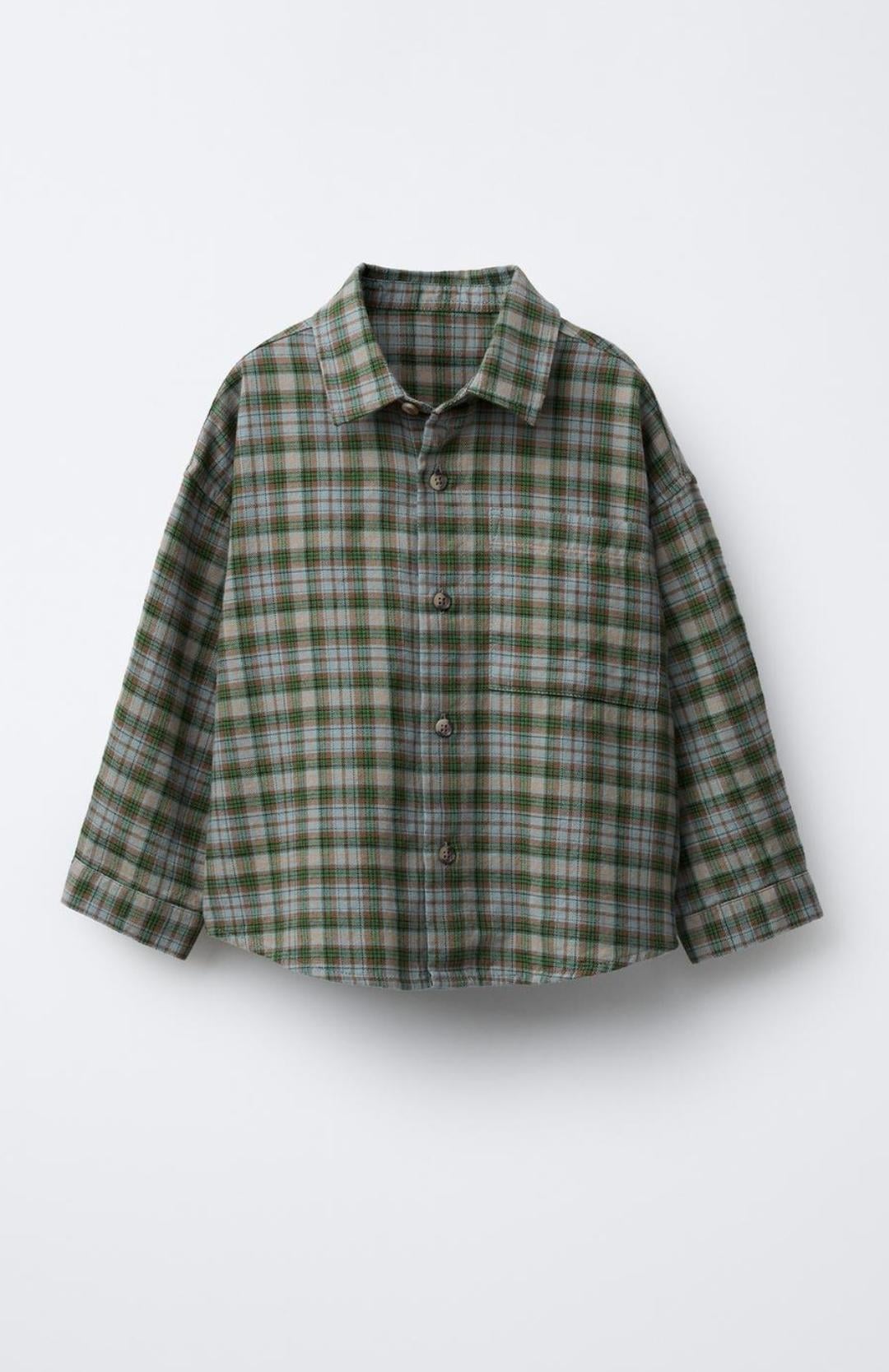 Сорочка дитяча для хлопчика Zara 92 см Зелений (26021804B)