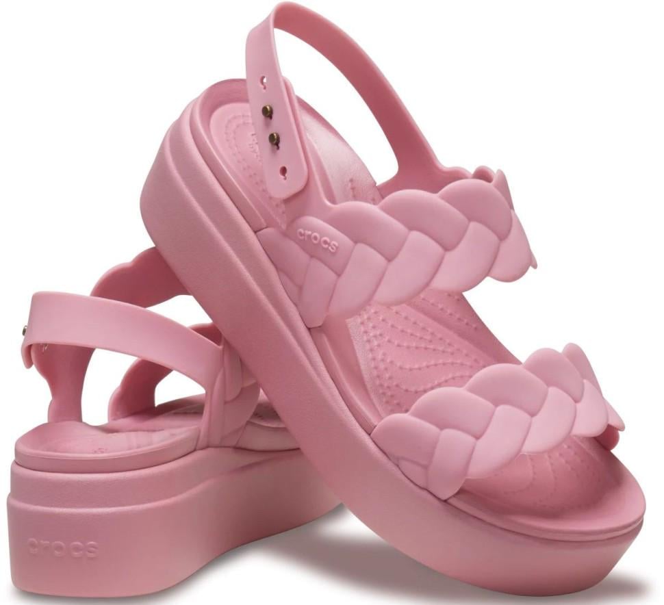 Сандалії жіночі Crocs Brooklyn woven low wedge Rossete р. 38-39 Рожевий (24104) Сандалії жіночі Crocs Brooklyn woven low wedge Rossete р. 38-39 Рожевий (24104)