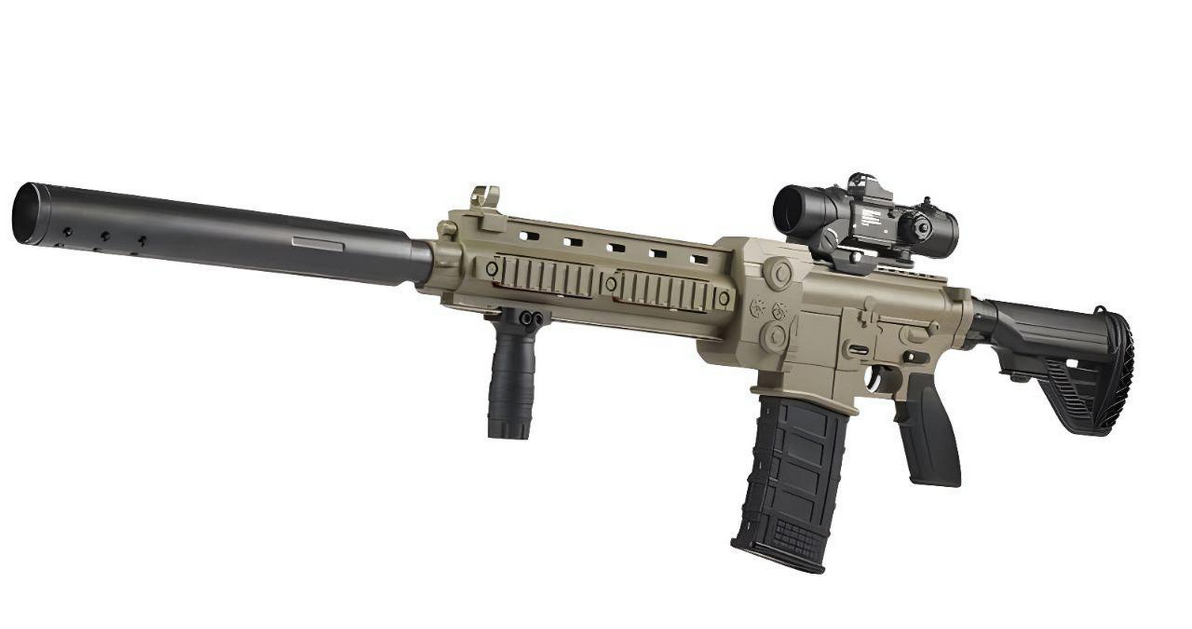 Автомат 338 М416 с аккумулятором и патронами на присосках (21765387)