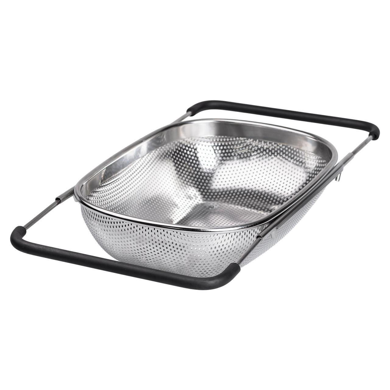 Друшляк-сито на раковину для миття продуктів 34х23,5х9 см (HP-19-17) - фото 1