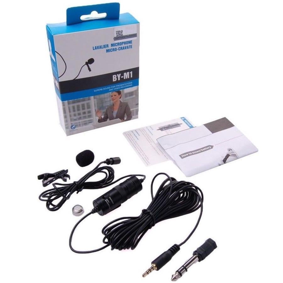 Петличный микрофон Boya BY-M1 6 м кабель - фото 10 Петличный микрофон Boya BY-M1 6 м кабель - фото 10