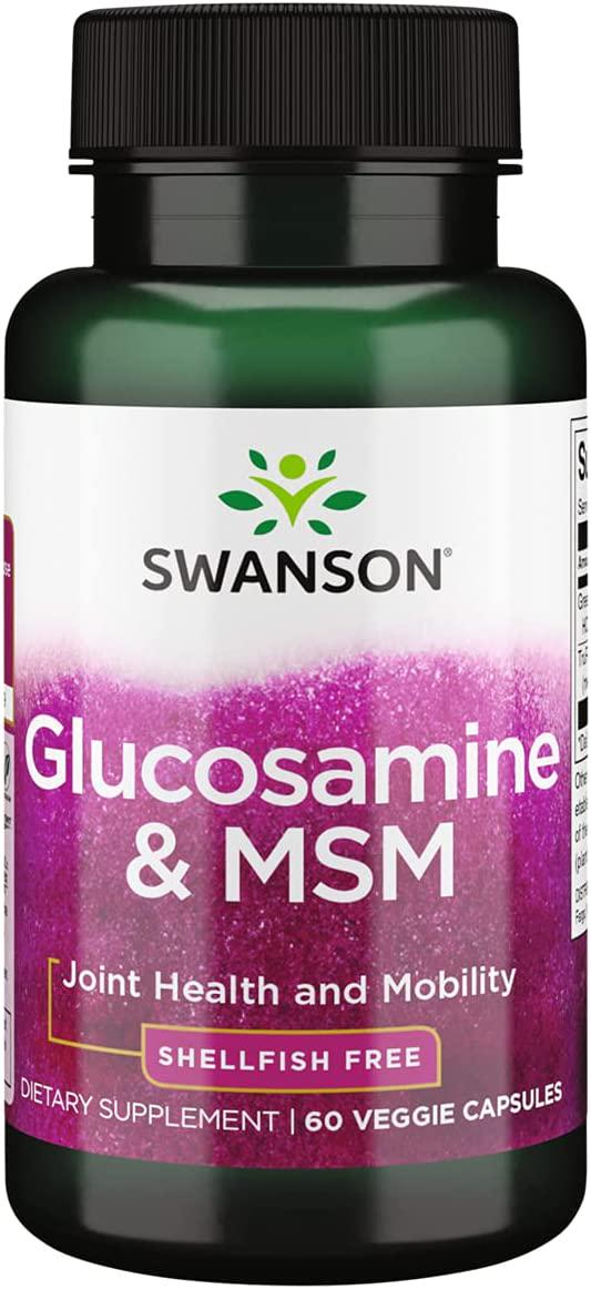 Витамины Glucosamine & MSM Shellfish Free 60 капсул