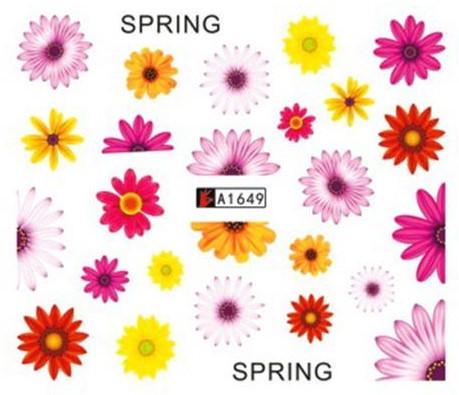 Слайдер-дизайн водні наклейки для нігтів A1649 (1639460683)