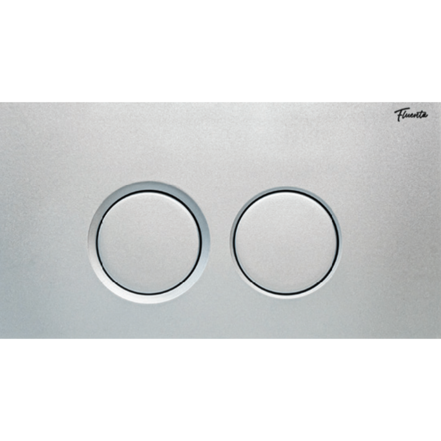 Кнопка для установки Peštan Fluenta Ring Flushshing Plate прямоугольная Хром матовый (40008795)