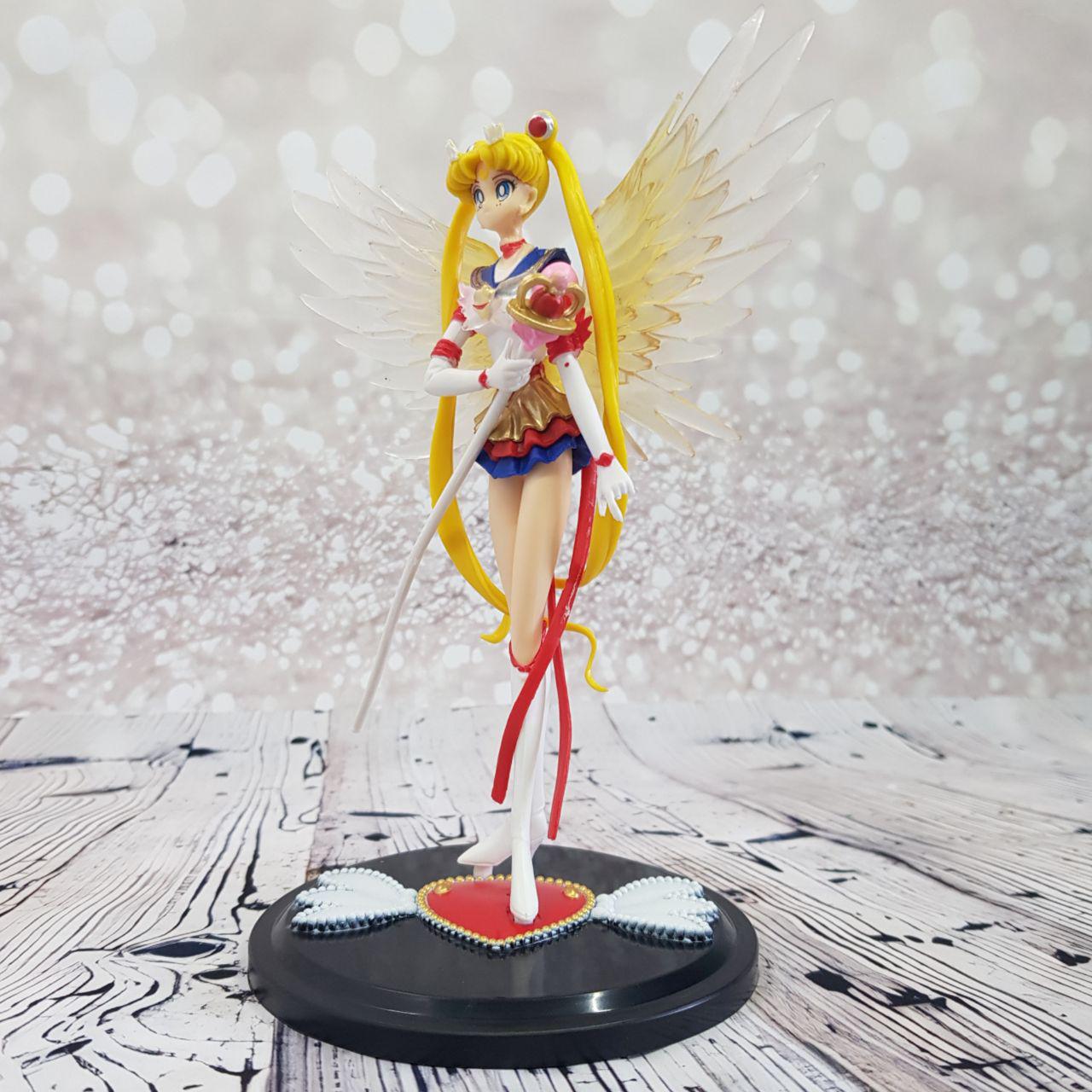 Фигурка аниме Сейлор Мун с крыльями и жезлом 15 см (2743076762)