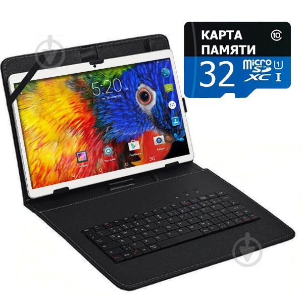 Планшет-телефон Adronix MT232 3G Silver 2/32GB + Чохол-клавіатура + Карта пам'яті 32GB - фото 2