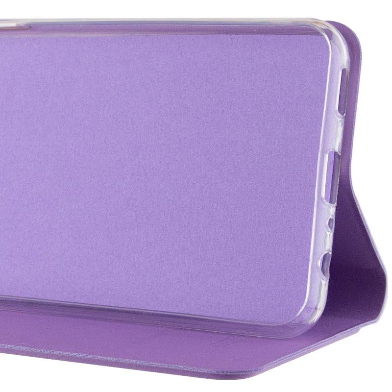 Протиударний Шкіряний чохол книжка GETMAN Elegant (PU) для Xiaomi Redmi 13 4G / Poco M6 4G бузковий - фото 4 Протиударний Шкіряний чохол книжка GETMAN Elegant (PU) для Xiaomi Redmi 13 4G / Poco M6 4G бузковий - фото 4