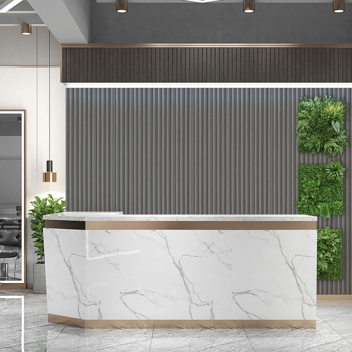 Рейка стеновая декоративная D 3000x160x23 мм Оловянный (SW-00001530) - фото 8 Рейка стеновая декоративная D 3000x160x23 мм Оловянный (SW-00001530) - фото 8