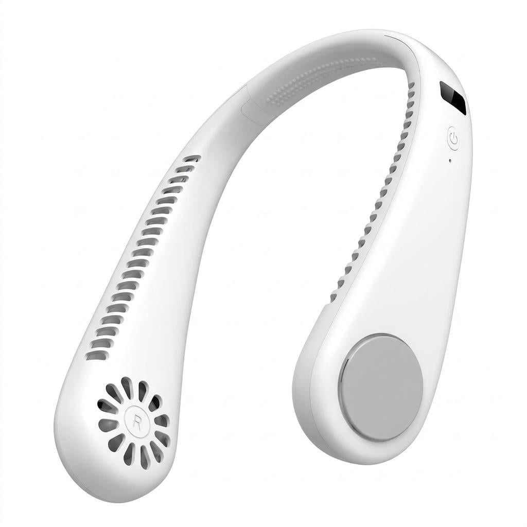 Вентилятор на шию портативний A16 безлопатевий з USB-зарядкою (33502928) Вентилятор на шию портативний A16 безлопатевий з USB-зарядкою (33502928)