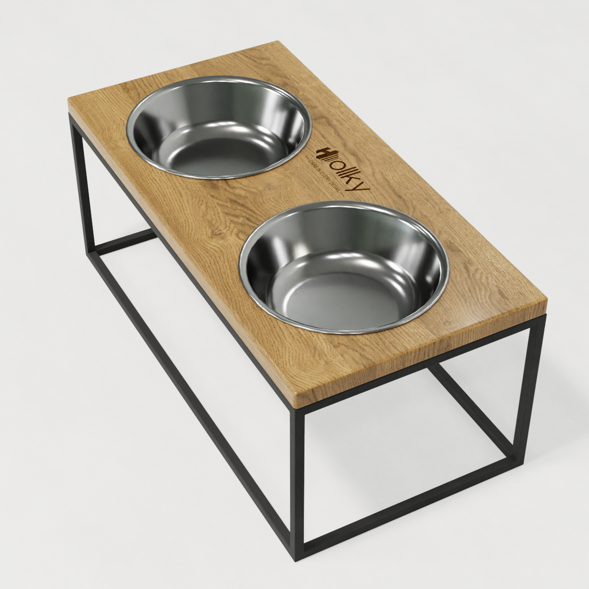 Миски на подставке для больших собак Hollky Base XL20 2х1,8 л (BXL20-522620-GRNT) - фото 5 Миски на подставке для больших собак Hollky Base XL20 2х1,8 л (BXL20-522620-GRNT) - фото 5