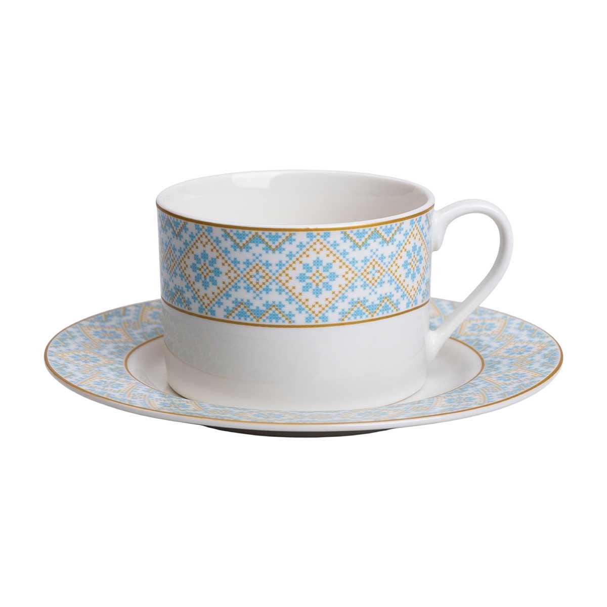 Чашка керамічна Ethnic 250 мл Білий