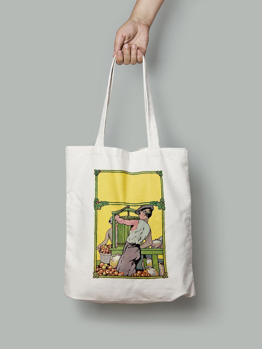 Эко-сумка шопер Изготовление яблочного сидра