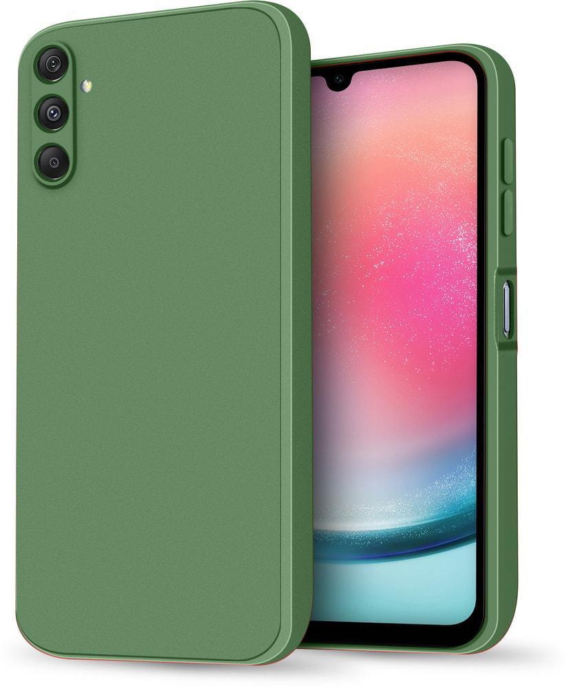 Силіконовий чохол HardCorner Samsung Galaxy A24 A245 (з мікрофіброю) Khaki (34798-17) Силіконовий чохол HardCorner Samsung Galaxy A24 A245 (з мікрофіброю) Khaki (34798-17)