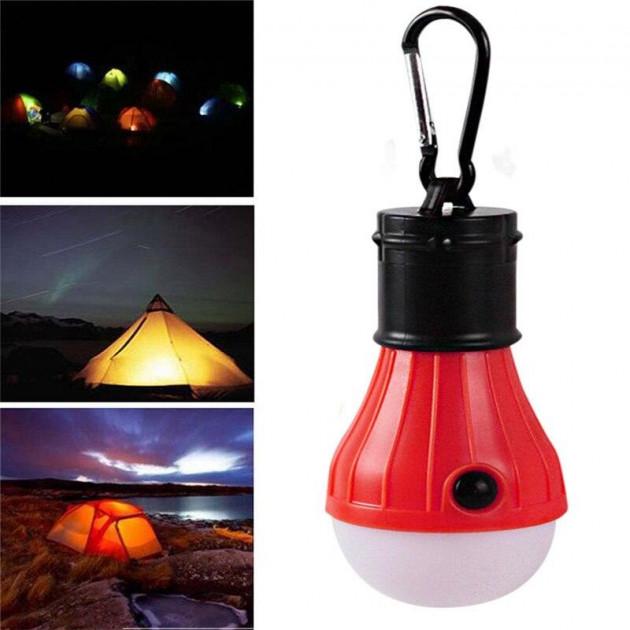 Универсальный переносной фонарь SUNROZ LED Tent Lamp с крючком Красный (SUN4351) - фото 2 Универсальный переносной фонарь SUNROZ LED Tent Lamp с крючком Красный (SUN4351) - фото 2