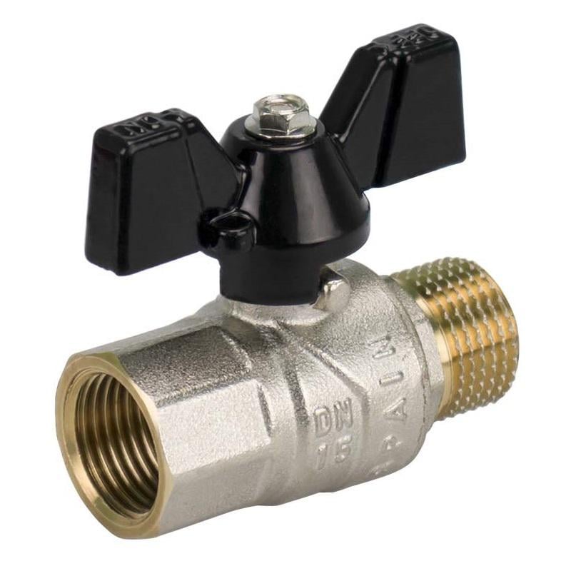 Кран шаровый KARRO PREMIUM SQ-1011329 1/2" ВЗ бабочка (154238)