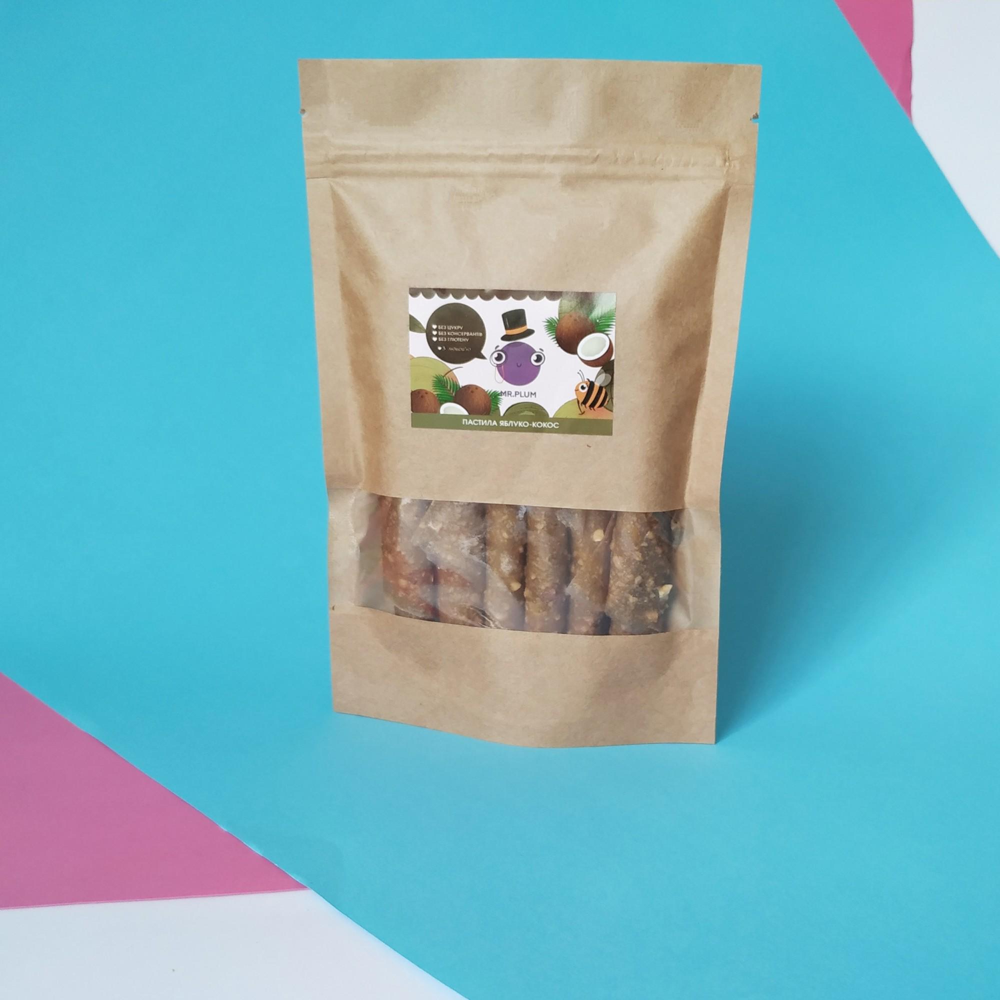 Пастила натуральная Mr.Plum Яблоко-Кокос 100 г - фото 2