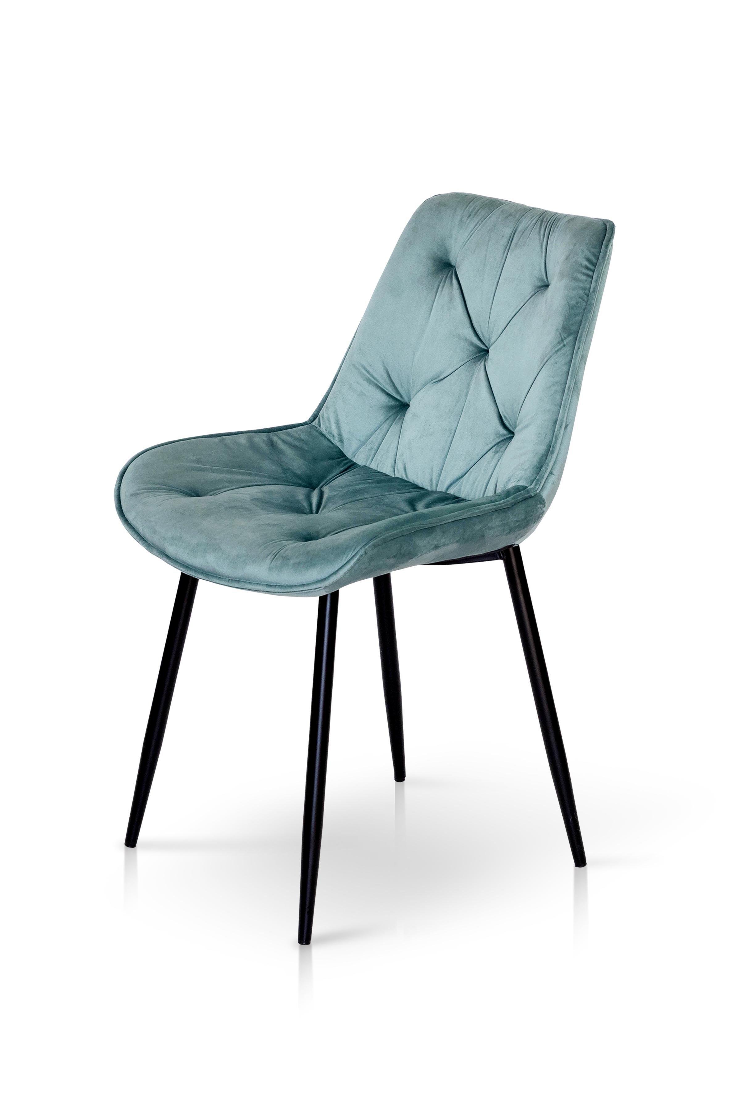 Стілець для кухні та вітальні ГРЕЙС Прадо 490х890х500 мм Чорний/Аквамарин (GAА0055614) - фото 1 Стілець для кухні та вітальні ГРЕЙС Прадо 490х890х500 мм Чорний/Аквамарин (GAА0055614) - фото 1