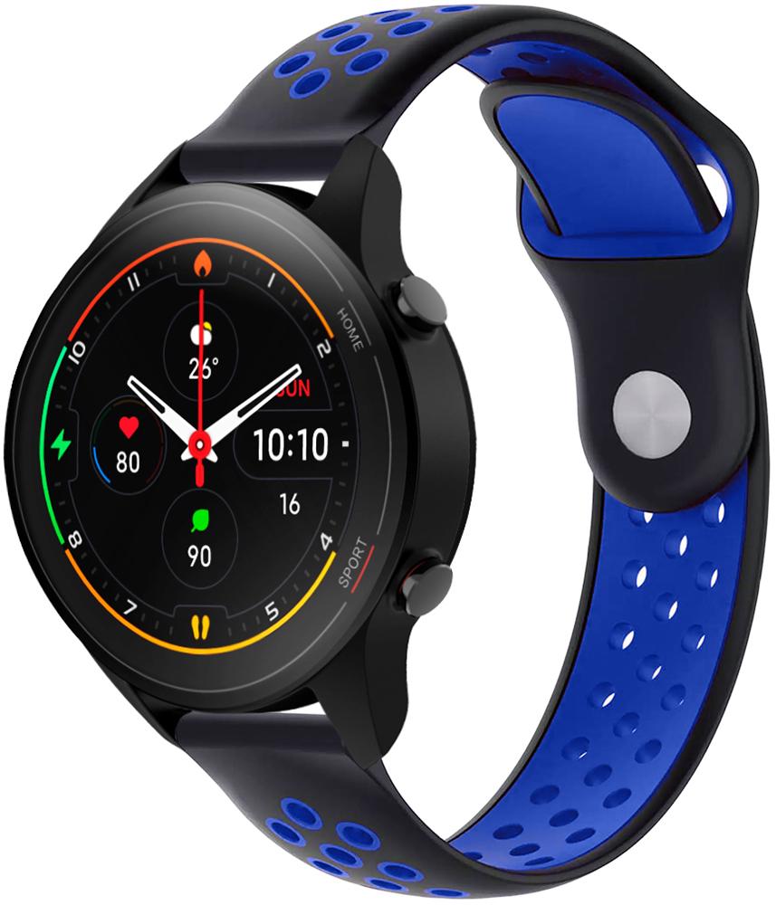 Ремешок Sport для Xiaomi Mi Watch 22 мм Black/Blue (23133-43)