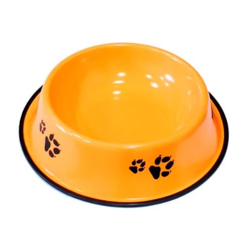 Миска для собак з нержавіючої сталі 0,8 л 26 см Помаранчевий (2296441518) - фото 1 Миска для собак з нержавіючої сталі 0,8 л 26 см Помаранчевий (2296441518) - фото 1