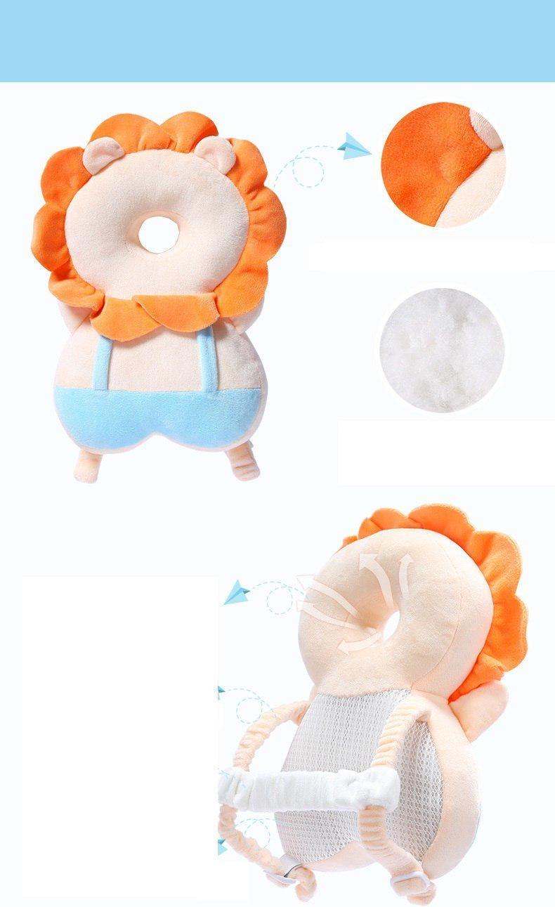 Подушка захисна Лев для голови та спини малюка Жовтий (142617) - фото 3 Подушка захисна Лев для голови та спини малюка Жовтий (142617) - фото 3