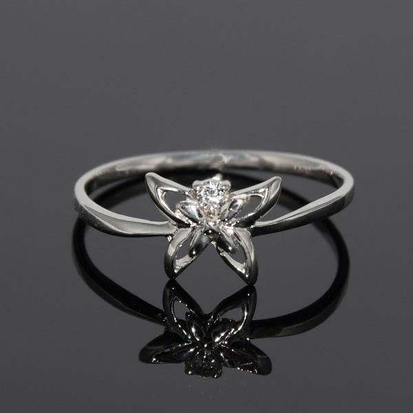 Каблучка з білого золота з діамантом (2248216801) Каблучка з білого золота з діамантом (2248216801)