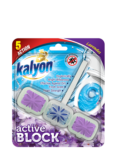 Туалетний блок для унітазу Kalyon Active Лаванда 57 г (304395)