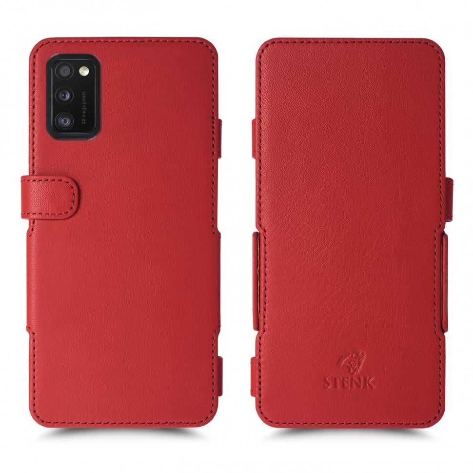 Чехол книжка Stenk Prime для Samsung Galaxy A41 Красный (65381)