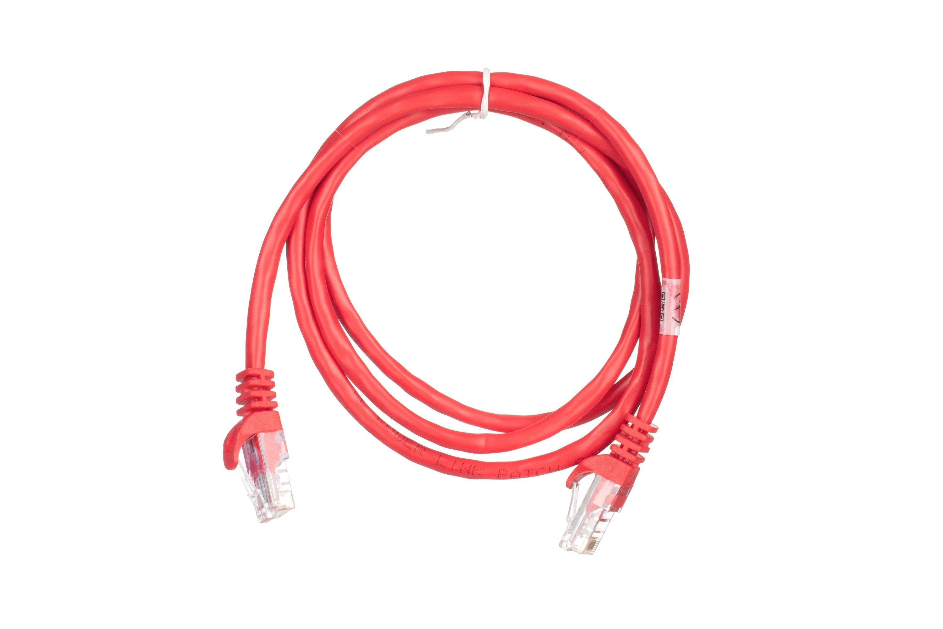 Патч-корд 2E Cat 5e 26AWG 1,2 м з екранованою крученою парою UTP Червоний (2E-PC5ECA-120RD) - фото 1